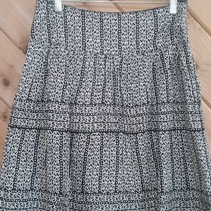 Banana Republic Brown/Cream Skirt Size 4